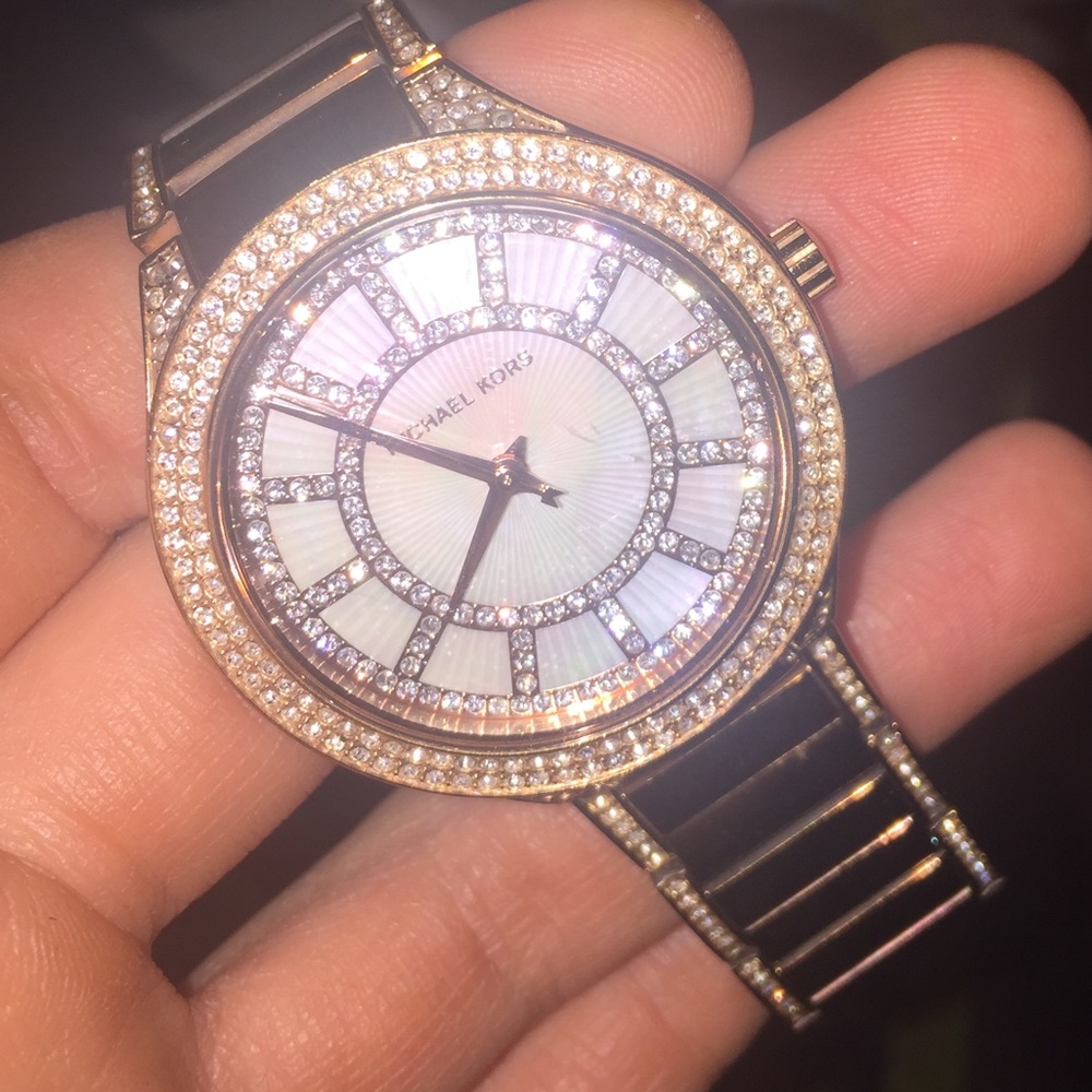 MICHAEL KORS Gold Sparkly Watch